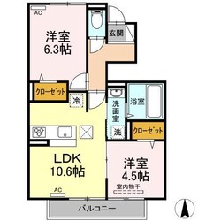 D-room樋之口の物件間取画像